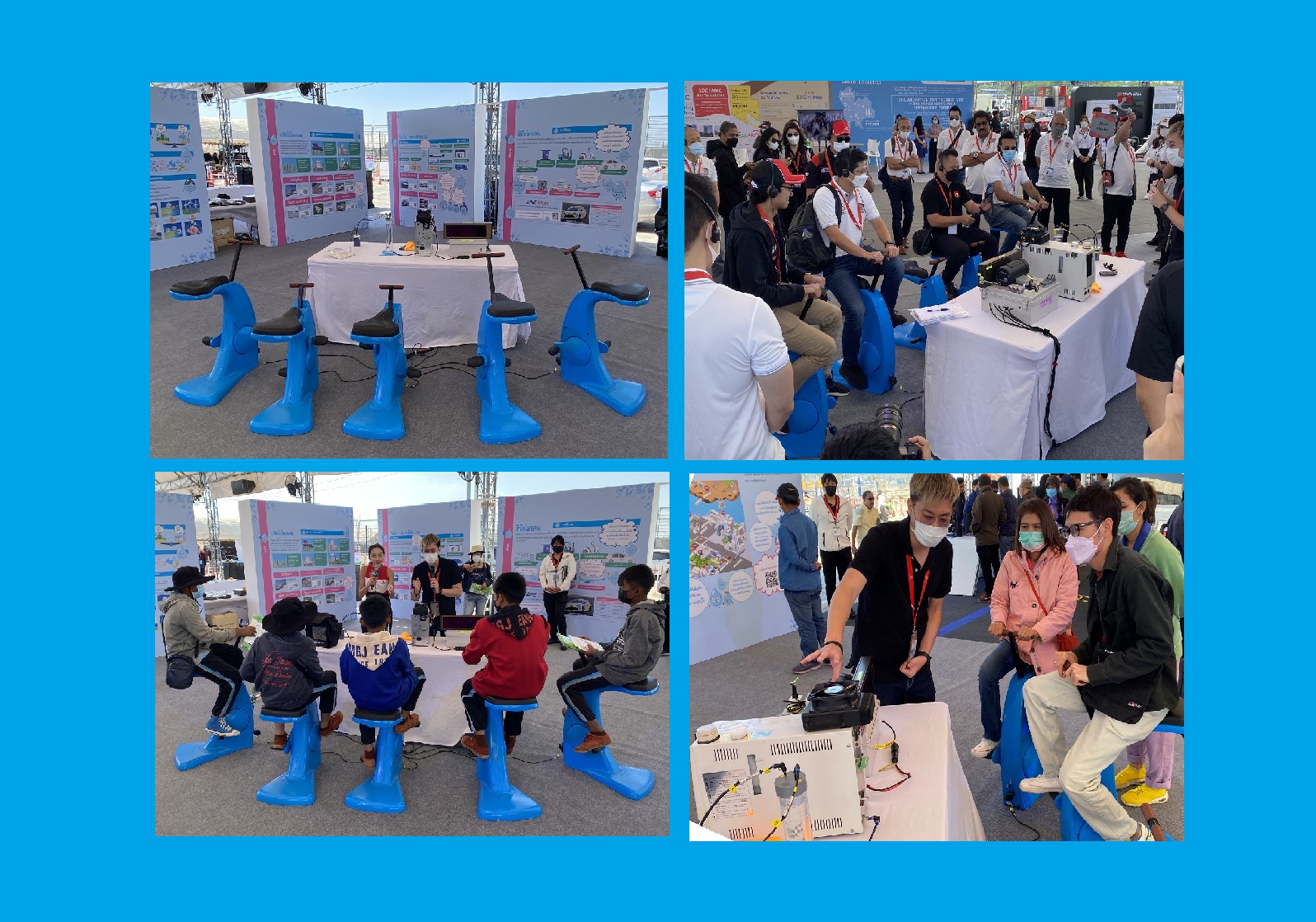 トヨタ自動車様 タイ25時間耐久レース （人力発電 水素発生装置）