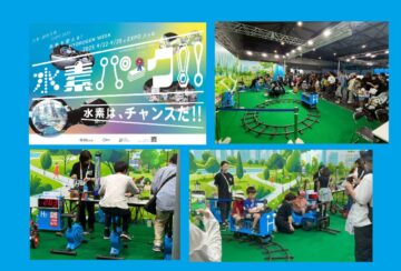 人力発電 水素発生装置 燃料電池 遊具 （大阪・関西万博　水素パーク）