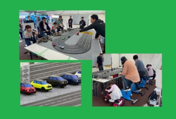 人力発電スロットカーレース（自動車メーカー様イベント　もてぎサーキット ）